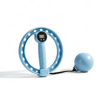 Portable Handheld Fitness Circular Frame with Weighted Ball Lightweight Smart Fitness Circular Frame with Digital Counter Long-Lasting for Office