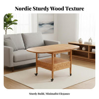 Extendable-Downpanel Dining Table Multi-Functional Extendable Extendable-Downpanel Table Multifunctional Mobile with Casters