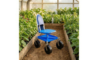 Garden Stool with Tool Bag Rotating Garden Seat with Wheels Swivel Gardening for Gardeners, Flower Bed