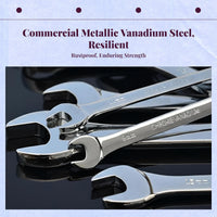 Vanadium steel metric wrenches