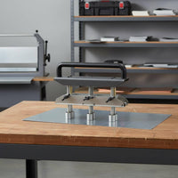 Edge Roller Adjustable Width Sheet Metal Seam Roller Rust-Resistant Sheet Metal Folding Tool for Metalworkers, Workshop