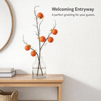 Artificial Persimmon Branches for Decor, Lifelike Foam Fruit Branches, No Wateri #variant:Persimmon Small Fruit
