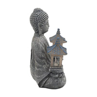 Zen Garden Buddha Statue Solar Light Resin Craft