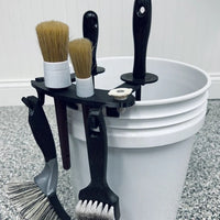 跨境新款 创意装修油漆桶挂架细节清洁刷便捷收纳工具塑料架