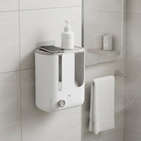 Wall Mounted Bathroom Tissue Holder Space Saving Bathroom Tissue Roll Rack