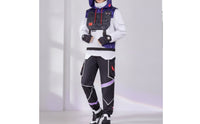 Cosplay Costume Set with Gloves Halloween Cosplay Costume with Gloves Detailed Outfit for Cosplayers, Gaming Community Members