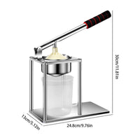 Manual Citrus Juicer Easy to Clean Stainless Steel Juice Press Long-Lasting