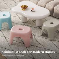Portable Short Stool Sturdy and long-finaling Household Furniture adaptable