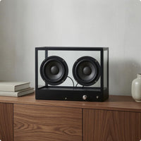 Transparent Bluetooth Speaker Acrylic Rectangular Bluetooth Speaker Metal