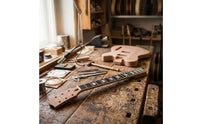 Guitar Neck with Rosewood Fingerboard 22-Fret Electric Guitar Neck Unfinished for Luthier, Custom Builds