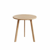 Three-Legged circular table Multi-Purpose Accent Tables Wood Grain Texture
