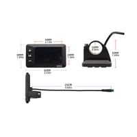 Durable Color LCD Instrument Display Shielded LCD Meter for Commuting