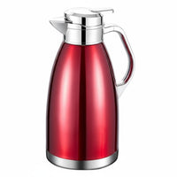 Stainless Steel Thermal Carafe Jug Double-Walled Hot Water Dispenser Pot Anti-Scald Thermal Carafe for Home