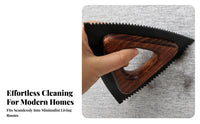 Washable Pet Hair Remover Brush | Serrated Cleaning Edge, Handheld Manual, Triangular Pet Hair Brush, for Sofas