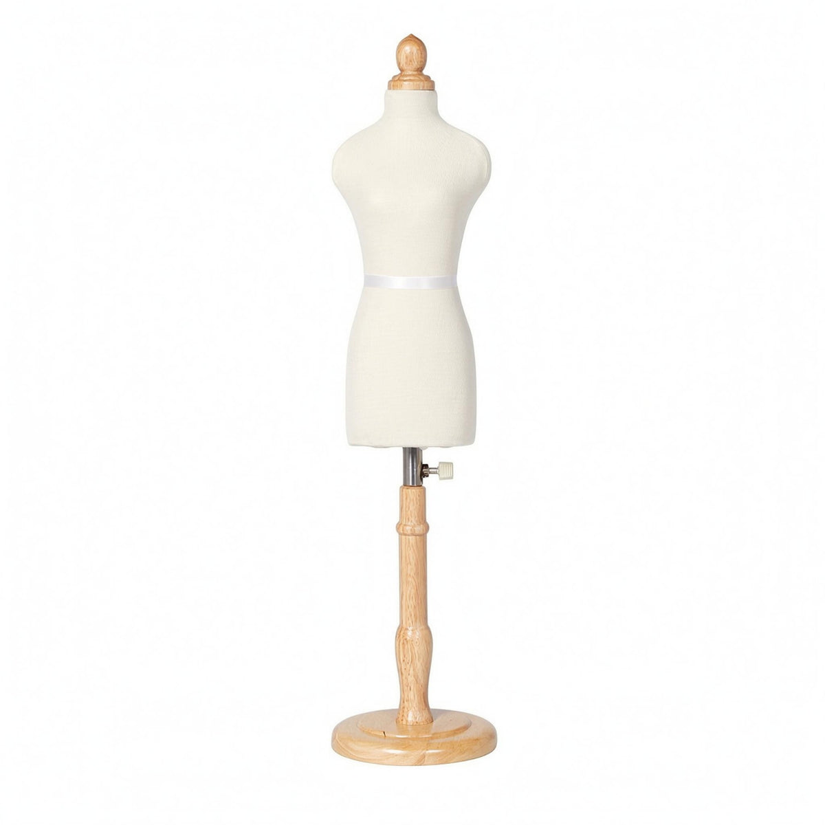 Tabletop Dress Form Mannequin Textile-coveredCovered Adjustable Dress Form Torso-Shaped