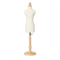 Tabletop Dress Form Mannequin Textile-coveredCovered Adjustable Dress Form Torso-Shaped