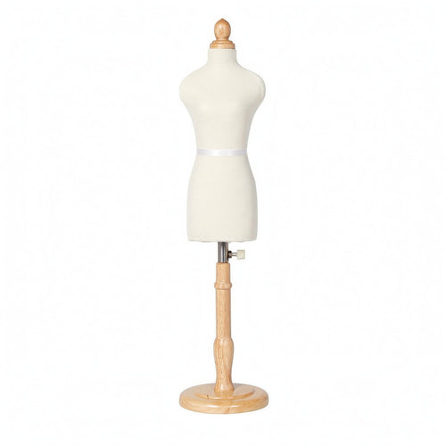 Tabletop Dress Form Mannequin Textile-coveredCovered Adjustable Dress Form Torso-Shaped