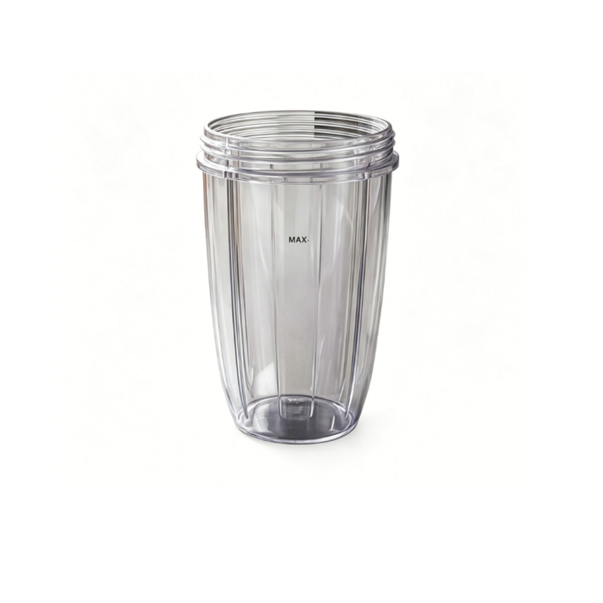 MAX Fill Mark Screw-Top Blender Cup Wide Opening Blender Cup Tapered Shape Appliance Part Transparent