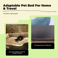 Orthopedic dog bed with comfort