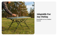 Quick-Open utility Table Foldable Design Outdoor Gear Sturdy for al fresco diningkers