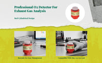 Exhaust Gas Analyzer, air CO gas CO gasmponent detector, instant graphing, automotive emission testing, handheld device