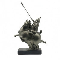 Terracotta Warrior Figurines with Horse Historical Tabletop Ornament Collectible