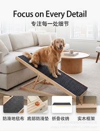 实木宠物楼梯TEMU热卖款虾皮跨境货源现货老年犬小狗防滑狗坡道梯