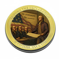 Proclamation of Independence Commemorative Coin Gold Tone Finish for Collectors