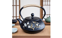Japanese Tetsubin Hammered Surface Japanese-Design Teapot Fitted Lid