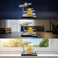 1:30 Spacecraft Model  with Stand Alloy Moon Lander Model Shiny for Collectors, Study,