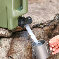 Water Carrier with Extension Tube Outdoor Water Storage Carrier with Spigot Leakproof for Vacationers