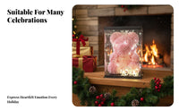Blossom Teddy Bear Romantic Design Artificial Flower Arrangement Adorable Shape