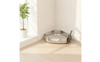 Stainless Steel Litter Box Rust-Resistant Pet Supply Non-Slip for Home