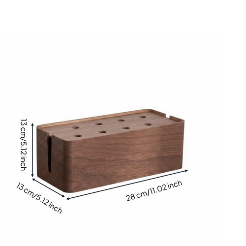 Cord-Management Box Easy Entry Desktop Cord Manager Good Heat Dissipation