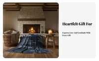 Sentimental Gift Blanket Heartfelt Message Mom Letter Blanket HD Printing