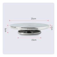 Manual Clay Turntable Fluid Rotation Aluminum Alloy Sculpting Wheel for Potters