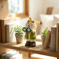 Outdoor Ensemble Set Multi-Color Mini Resin Animals, Miniature Figurines for Desk & Bookshelf Decor, Cute Animal Ornaments