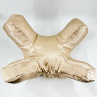 Cotton Filled Butterfly Pillow Soft Satin Face Pillow Padded Face Cradle Cushion Stitched Seams for Sleeping, Resting