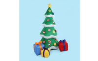 Outdoor Inflatable Tree with Gift Boxes Festive Inflatable Christmas Tree Giant Yard Decoration for Lawn, Garden