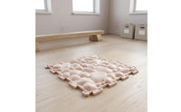 11 Pieces Interlocking Silicone Mat Raised Texture Jigsaw Sensory Tiles