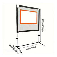 Metal Pickleball Target Net Frame Carrying Bag Freestanding Pickleball Net Frame