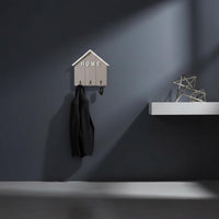 Wooden Key Rack with Hooks Nordic Design Decorative Wall Hook Rack Solid Wood