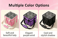 Large Capacity Four-Compartment Insulated Cooler Bag, Reusable, Portable, Shoulder Bag