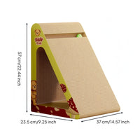 Triangular Cat Scratcher Stable Triangle Cat Scratcher Long-Lasting