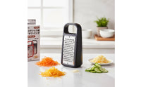 Double-Sided Grater Handheld Grater with Handle Manual for Home Cooks