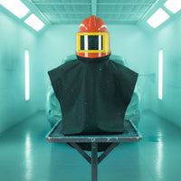 Paint Spray Hood Breathable Design Safety Sandblasting Helmet Wide View Lens