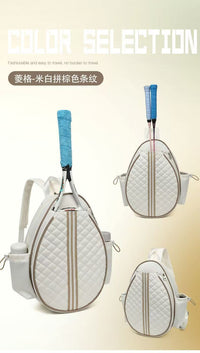 Outdoor Crossbody Lightweight Multi-functional Waterproof Tennis Bag for Pickleball, Tennis, Badminton, Backpack