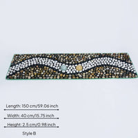 Pebble Foot Massage Mat Pain Relief Stone Foot Acupressure Mat Circulation