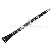 SLADE Clarinet 17 Keys, ABS Body, Nickel-Plated Keys, Black ABS Case