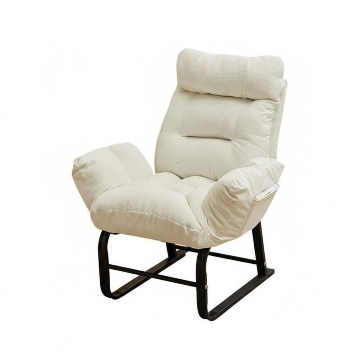 Foldable resting Recliner Ergonomic Reclining Chair Thick Padding for Indoors